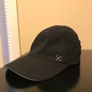 Lululemon Black Quick Dry Running Athletic Baseball Hat Adjustable One Size